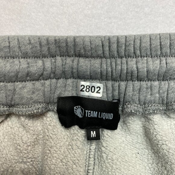 Team Liquid Joggers Men's M Gray Nylon Patch Pockets Pull On - Picture 6 of 12